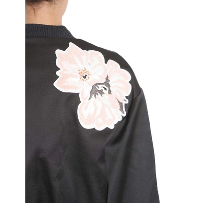 Shop Carven Women's Black Polyester Outerwear Jacket