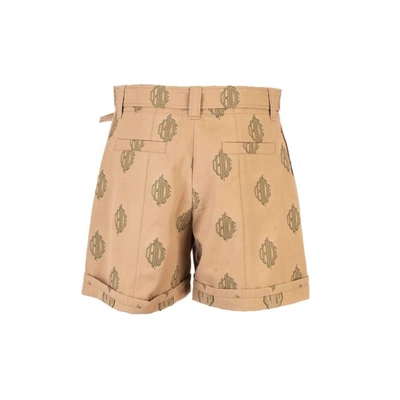 Shop Chloé Women's Brown Cotton Shorts