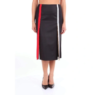 Shop Marco De Vincenzo Women's Black Wool Skirt