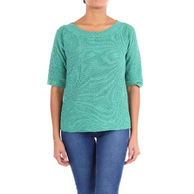 Shop Altea Women's Green Cotton Jumper