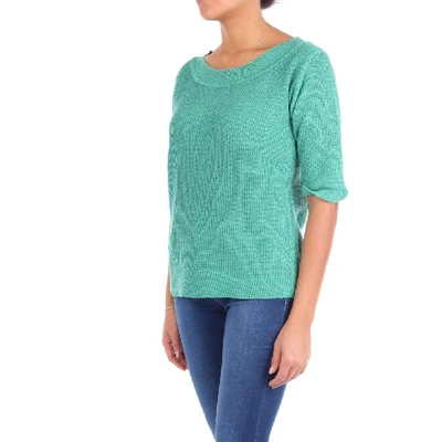 Shop Altea Women's Green Cotton Jumper