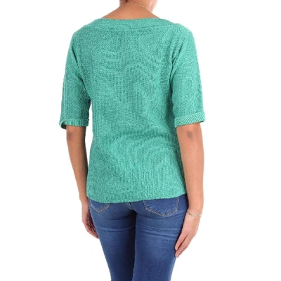 Shop Altea Women's Green Cotton Jumper