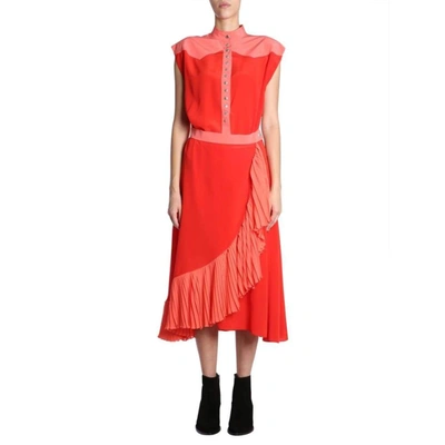 Shop Givenchy Women's Red Silk Dress