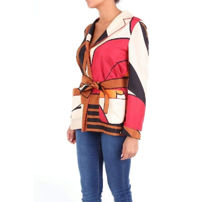 Shop Alberta Ferretti Women's Multicolor Silk Jacket