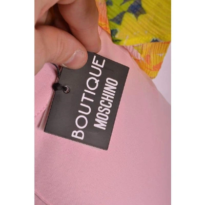 Shop Moschino Women's Pink Cotton Jeans