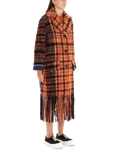 Shop Marni Women's Orange Wool Coat