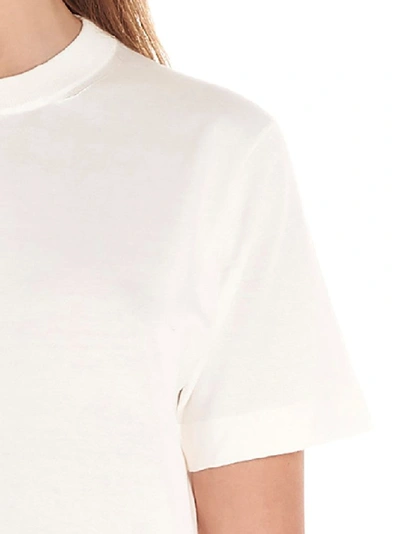 Shop Agnona Women's White Cotton T-shirt