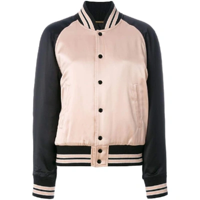 Shop Saint Laurent Women's Pink Polyamide Jacket