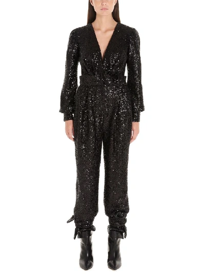 Shop In The Mood For Love Women's Black Polyester Jumpsuit