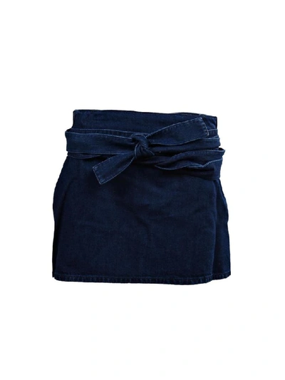 Shop Jw Anderson J.w. Anderson Women's Blue Cotton Skirt