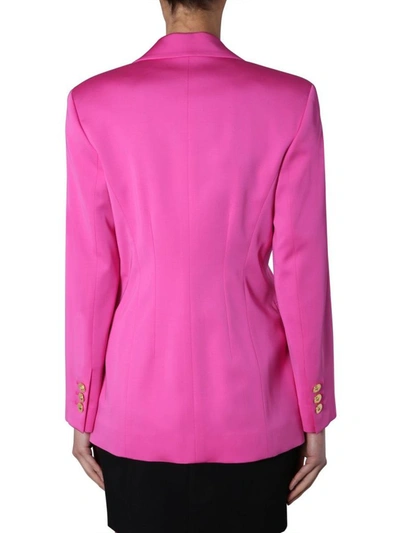 Shop Versace Women's Fuchsia Viscose Blazer