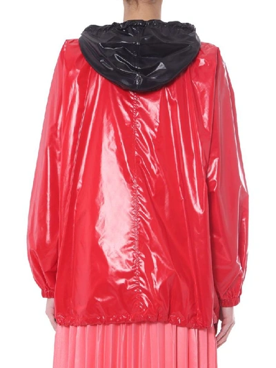Givenchy Women Hooded Wind Jacket In Red