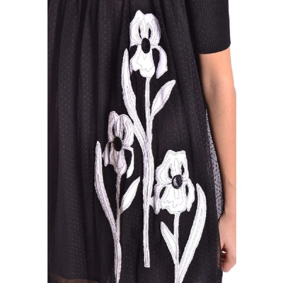 Shop Isola Marras Women's Black Polyester Dress
