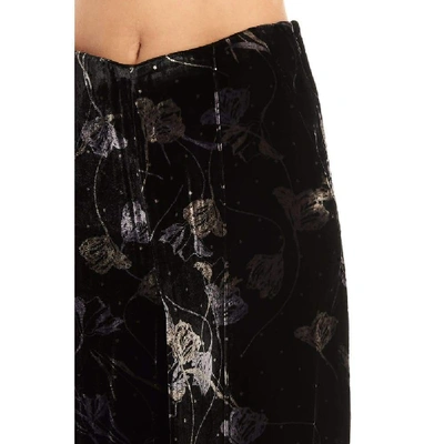 Shop Diane Von Furstenberg Women's Black Viscose Pants