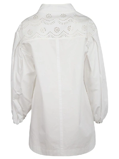 Shop Philosophy Women's White Cotton Shirt