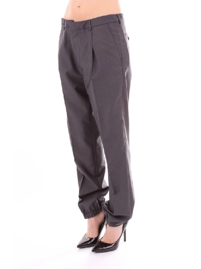 Shop Prada Women's Grey Other Materials Pants