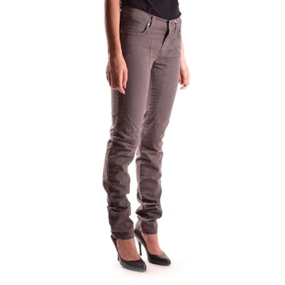 Shop Jeckerson Women's Brown Cotton Jeans