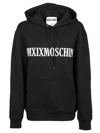 Shop Moschino Women's Black Cotton Sweatshirt
