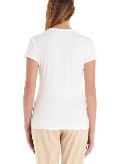 Shop Liu •jo Liu Jo Women's White Cotton T-shirt