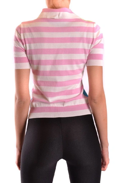 Shop Moschino Women's Multicolor Cotton Polo Shirt