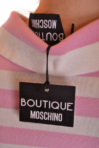 Shop Moschino Women's Multicolor Cotton Polo Shirt