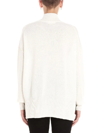 Shop Jil Sander Women's White Cashmere Sweater