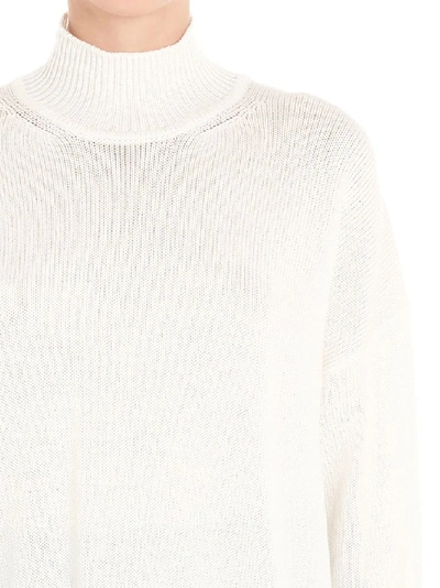 Shop Jil Sander Women's White Cashmere Sweater