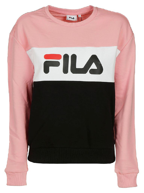 Fila Leah Crew Sweat Sweatshirt In Pink | ModeSens