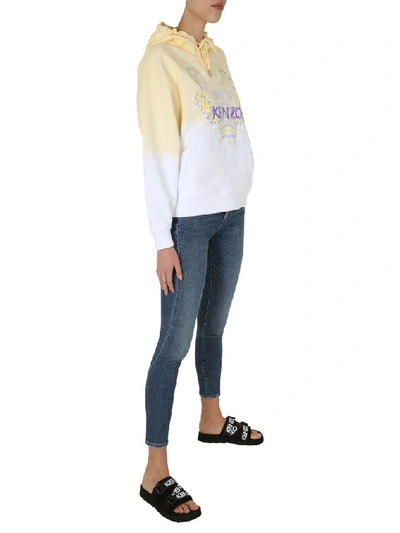 Shop Kenzo Women's Yellow Cotton Sweatshirt