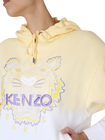 Shop Kenzo Women's Yellow Cotton Sweatshirt