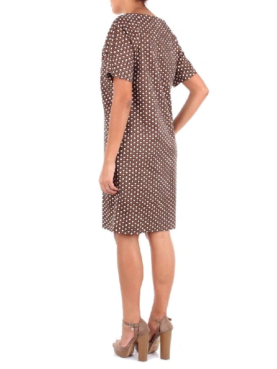 Shop Altea Women's Brown Cotton Dress