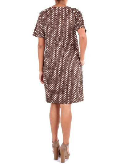 Shop Altea Women's Brown Cotton Dress