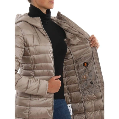 Shop Save The Duck Women's Grey Polyester Coat