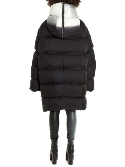 Shop Rick Owens Women's Black Nylon Down Jacket