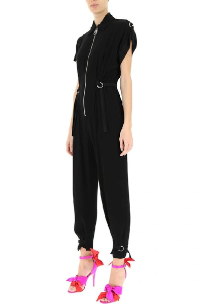 Shop Pinko Women's Black Polyester Jumpsuit