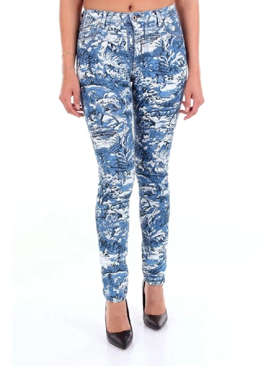 Shop Off-white Women's Blue Denim Jeans