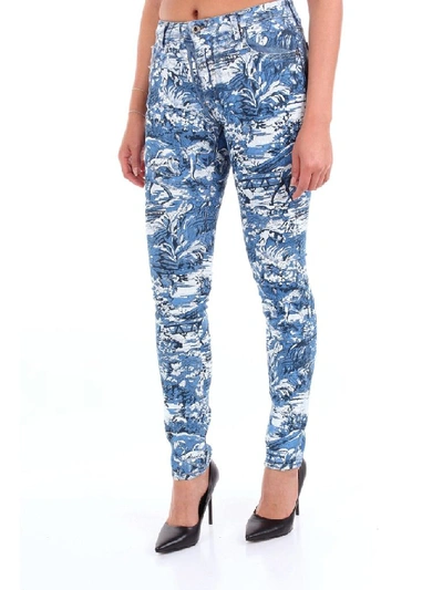 Shop Off-white Women's Blue Denim Jeans