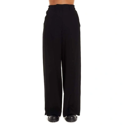 Shop Ann Demeulemeester Women's Black Wool Pants