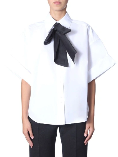 Shop Givenchy Women's White Cotton Shirt