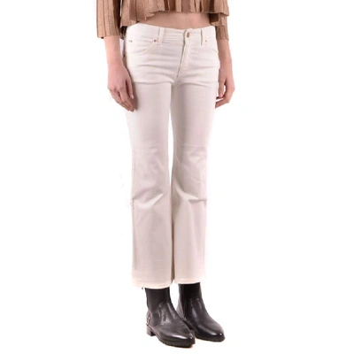 Shop Armani Jeans Women's White Cotton Jeans