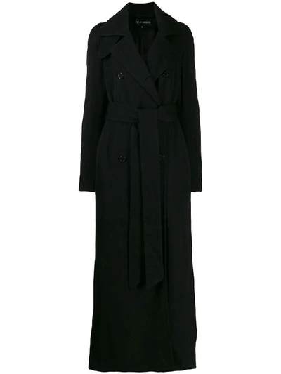 Shop Ann Demeulemeester Women's Black Wool Coat