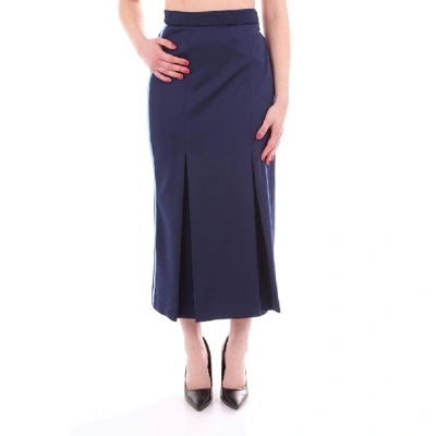 Shop Prada Women's Blue Other Materials Skirt