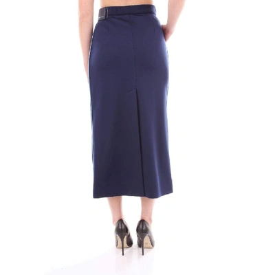 Shop Prada Women's Blue Other Materials Skirt