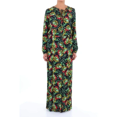 Shop Aglini Women's Multicolor Viscose Dress