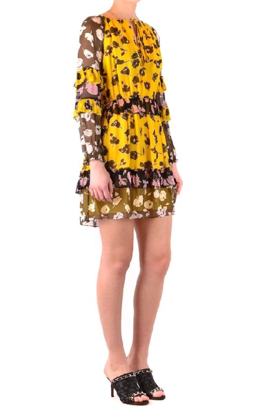 Shop Diane Von Furstenberg Women's Yellow Viscose Dress