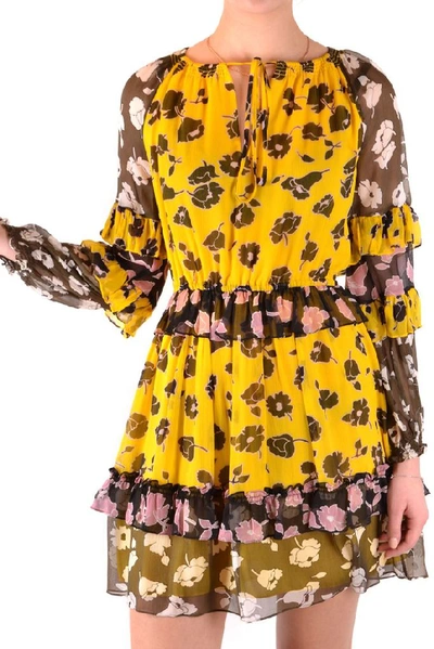 Shop Diane Von Furstenberg Women's Yellow Viscose Dress