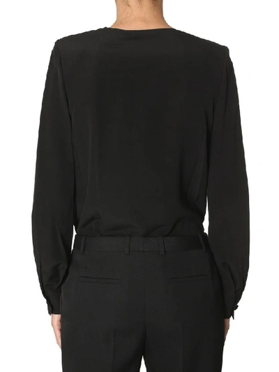 Shop Givenchy Women's Black Silk Blouse