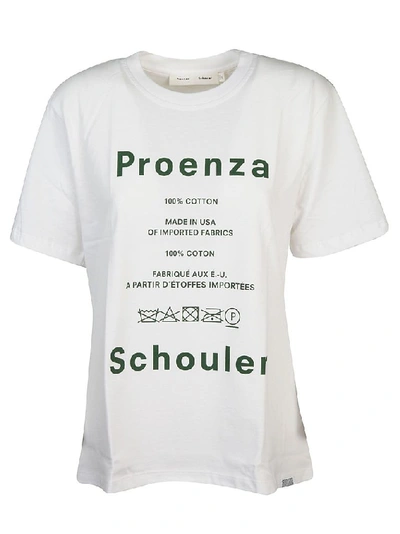 Shop Proenza Schouler Women's White Cotton T-shirt