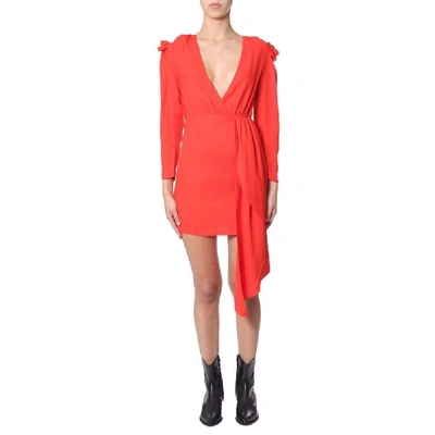 Shop Jovonna London Women's Red Viscose Dress