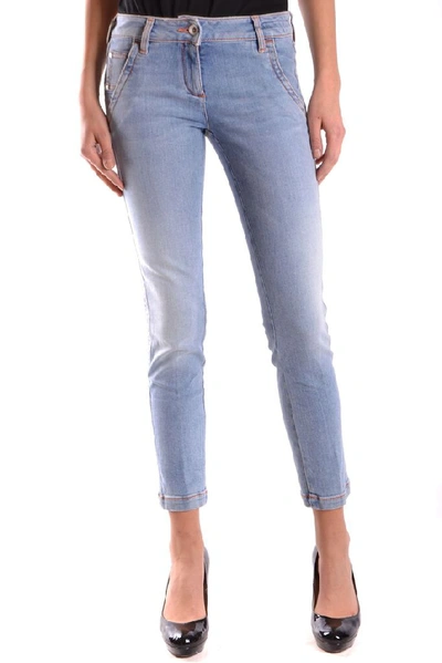 Shop Jacob Cohen Women's Light Blue Cotton Jeans